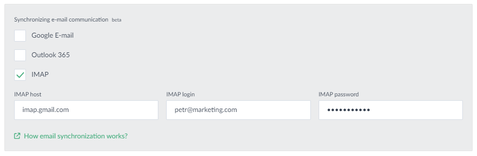 Synchronization options